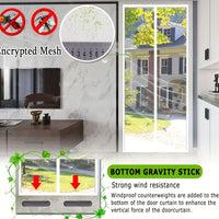 MOSQUILOCK – Magnetic Screen Door Curtain