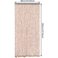 DIVIDEFLOW – Decorative Privacy Curtain for Doorways & Open Spaces