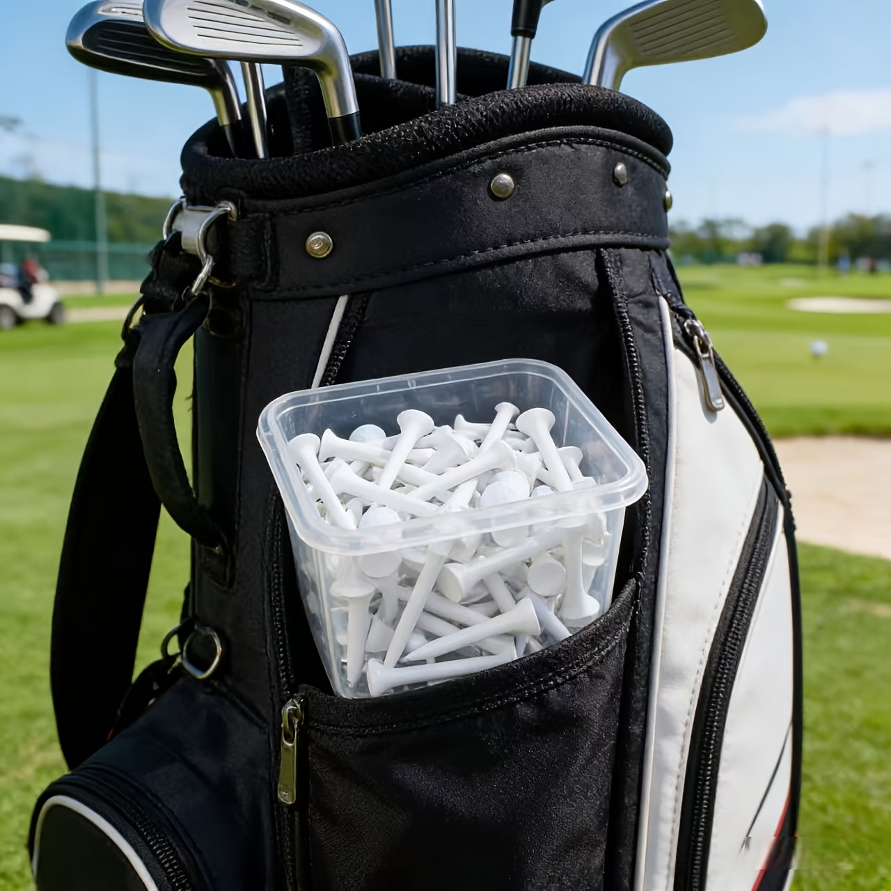 Teevora - Premium Wooden Golf Tees 100-Pack