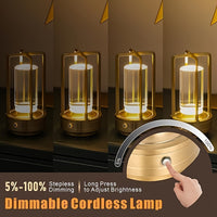 VINTALUX – Rechargeable Vintage Table Lamp