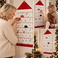 HOLLYHIDE – Ημερολόγιο Advent με 24 θήκες-έκπληξη για γιορτινή χαρά