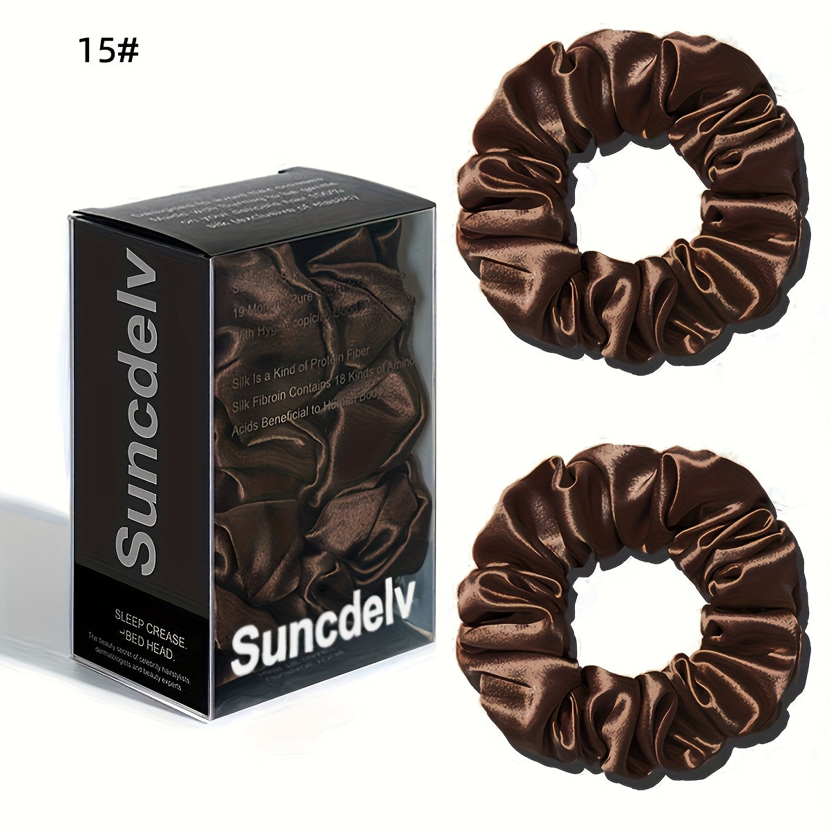 HAIRNOVA – 2-Pack Minimalist Hair Scrunchies