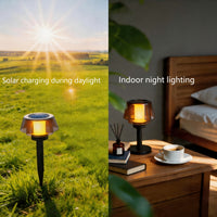 PATIOLUX – Decorative Solar Fire Light for Elegant Outdoor Spaces