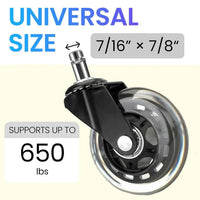 HUSHROLL – Quiet-Glide Casters for Smooth Movement
