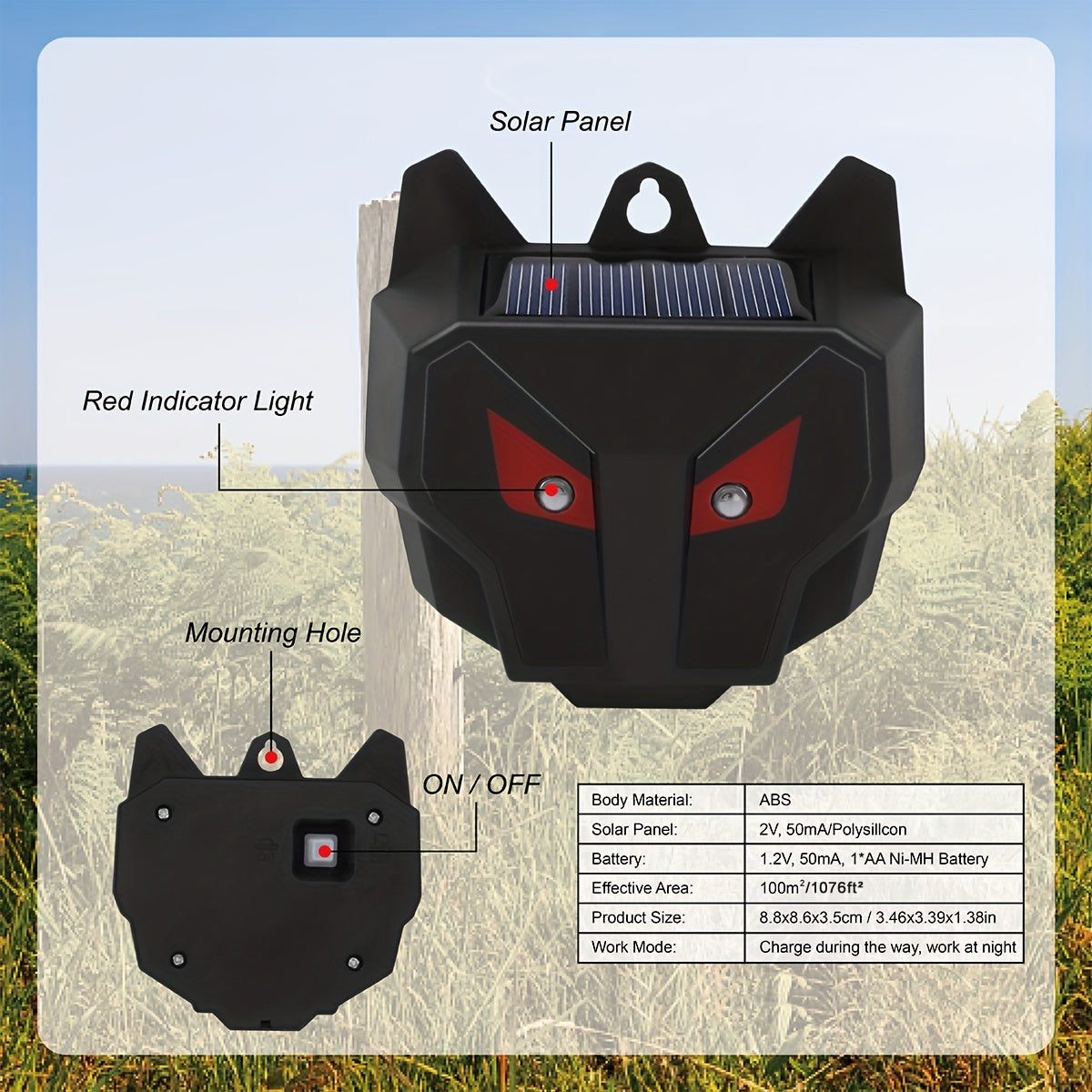 WILDSHIELD – Solar Animal Repellent