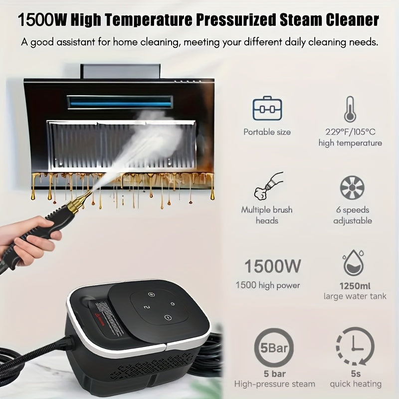 POWERMIST – Pressurized Steam Cleaner for Tough Household Cleaning