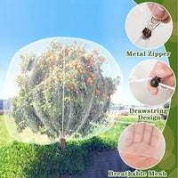 HARVESTNET - Drawstring mesh bags for breathable fruit tree protection