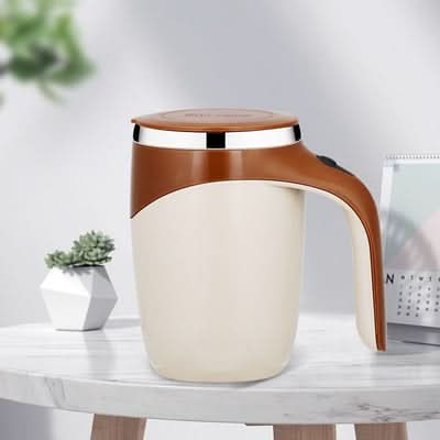 SWIRLARIA – Magnetic Self-Stirring Mug for Consistent Blending