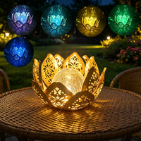 LOTUSGLOW – Solar Lotus Table Lamp