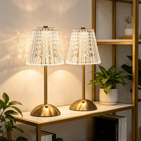 GOLDLUME – Rechargeable Golden Table Lamp for Elegant Ambient Lighting
