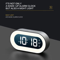 DAWNEMBER - Sveglia digitale con luce notturna calda