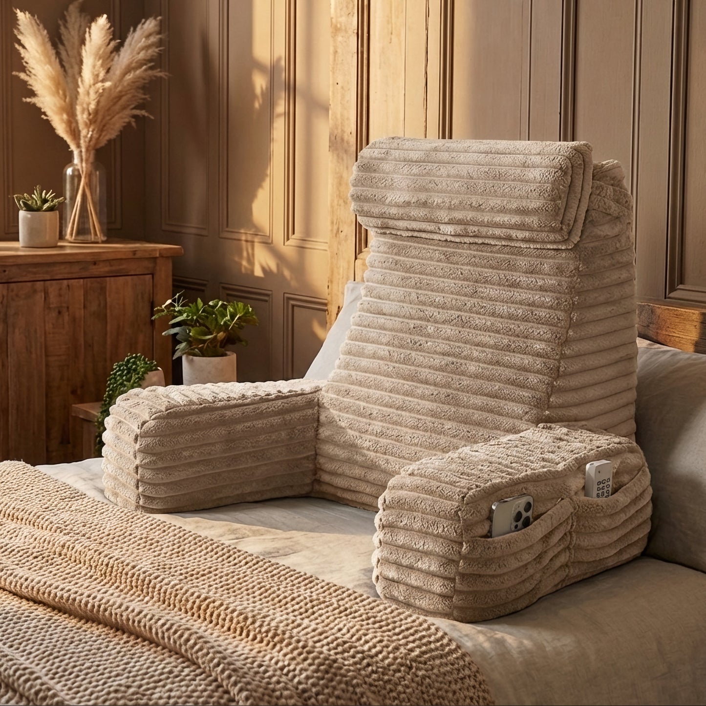 RESTLUX – Adjustable Backrest Pillow Chair