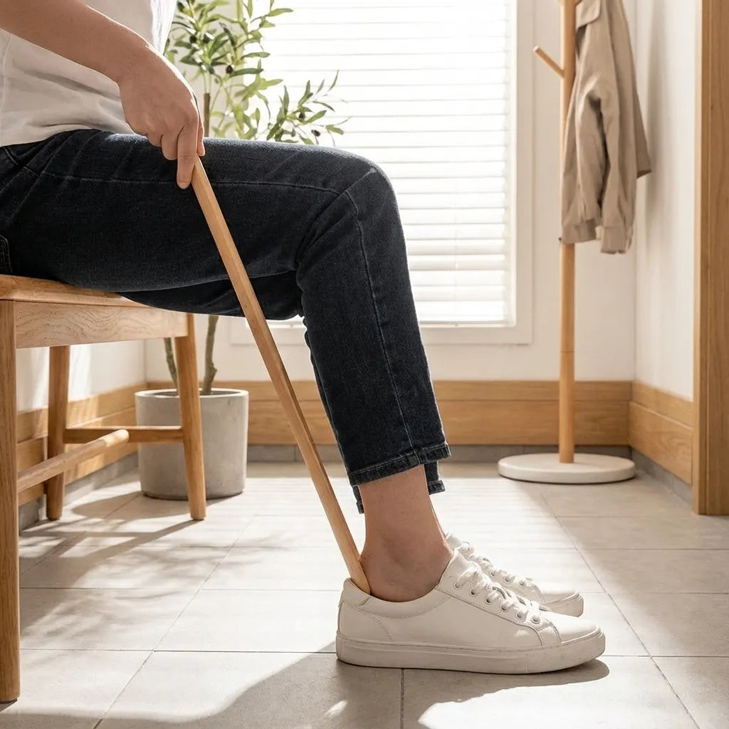 WOODSTEP – Magnetic Wooden Shoehorn