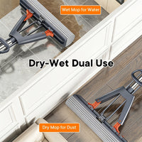 FLOWMOP - High-absorbency sponge squeeze mop for fast and effortless floor cleaning