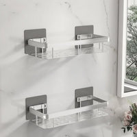 BATHEDGE – Drill-Free Bathroom Shelf for Modern and Organized Spaces
