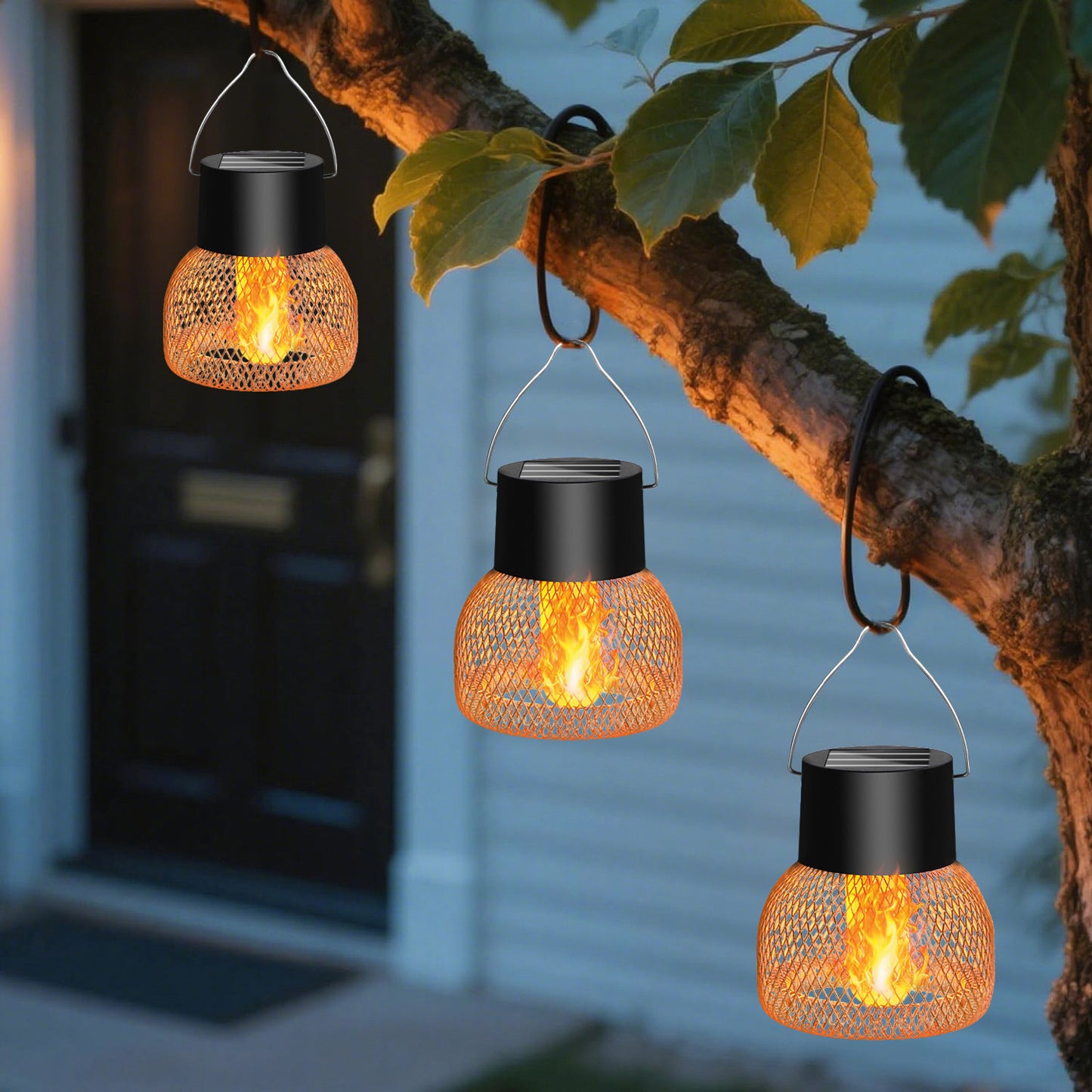 COPPERLUME – Flame Pendant Garden Lights