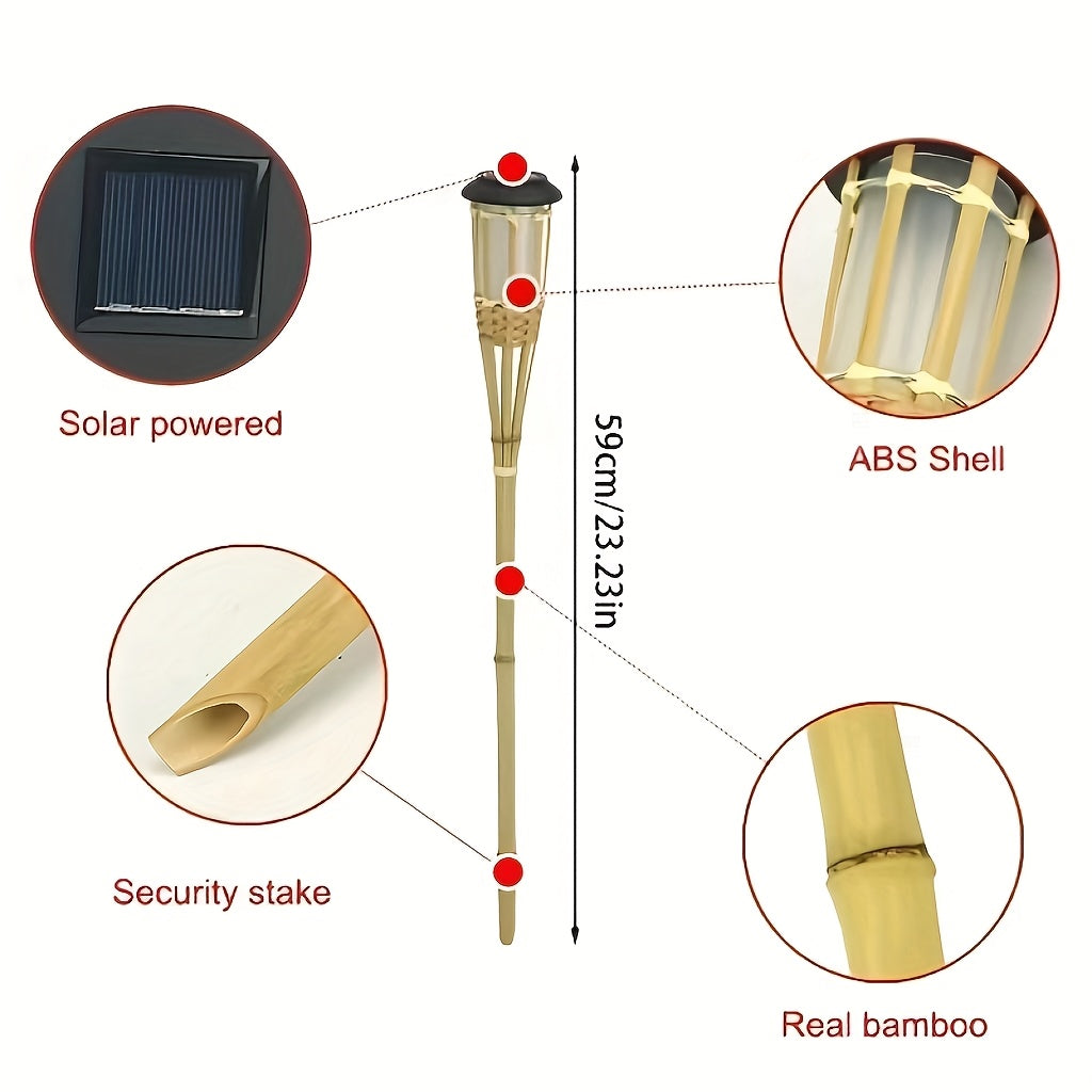 BAMBOOLUX – Solar Torch Lawn Lamp