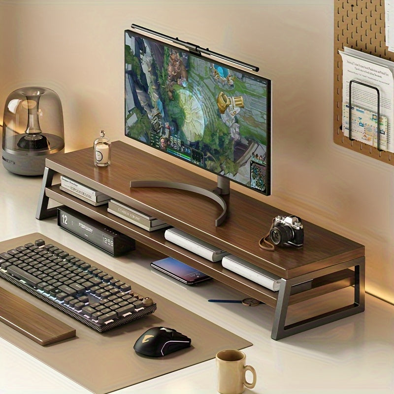 WORKNEST – Elevated Monitor Stand for Organized Desk Efficiency