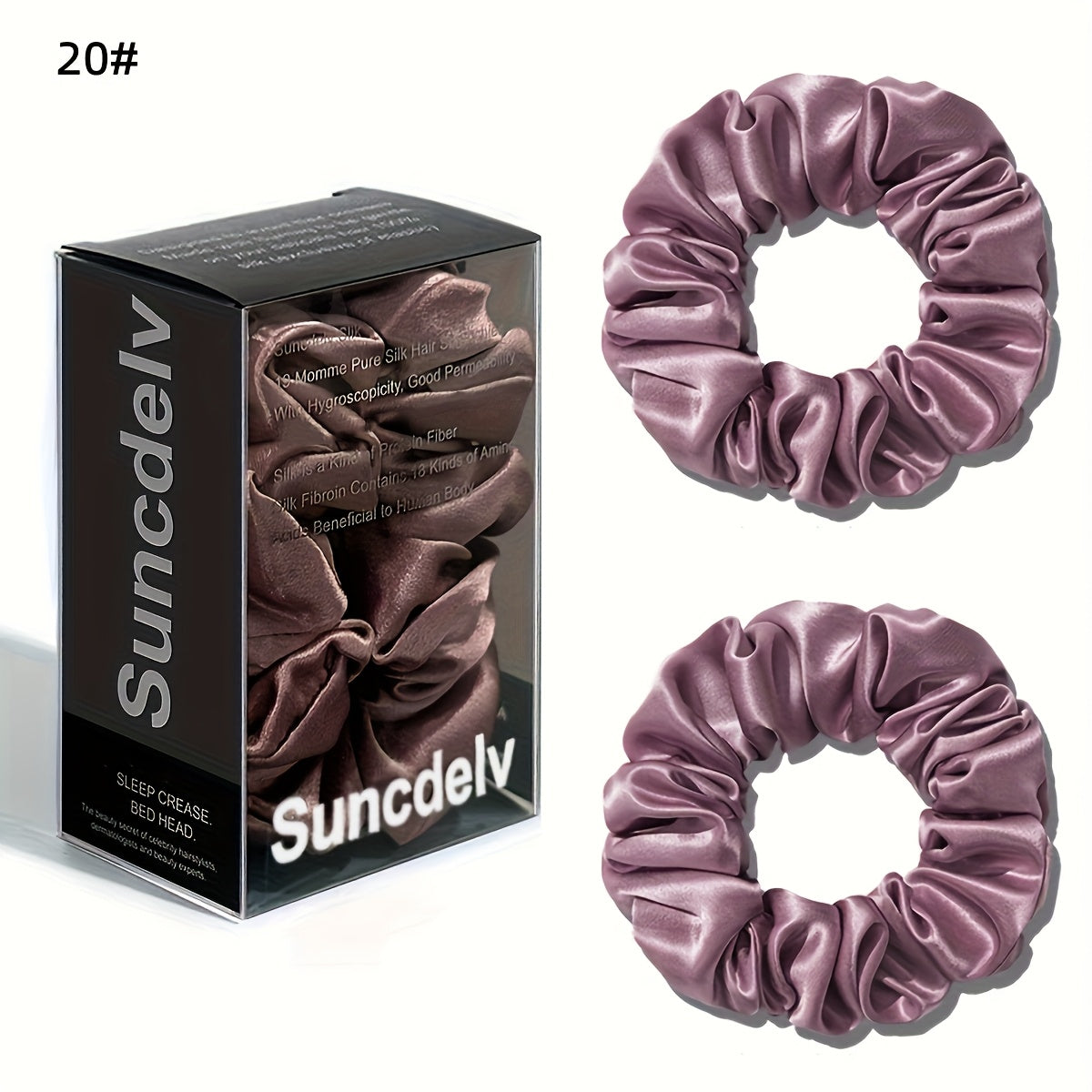 HAIRNOVA – 2-Pack Minimalist Hair Scrunchies