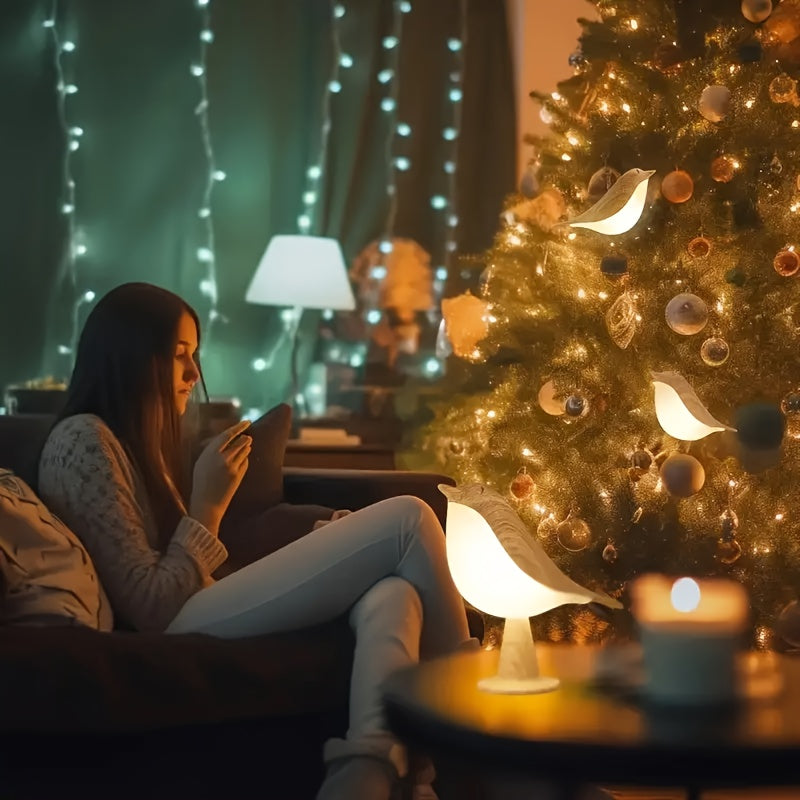 CHIRPLUME – Minimalist Bird Lamp for Cozy Holiday Home Decoration