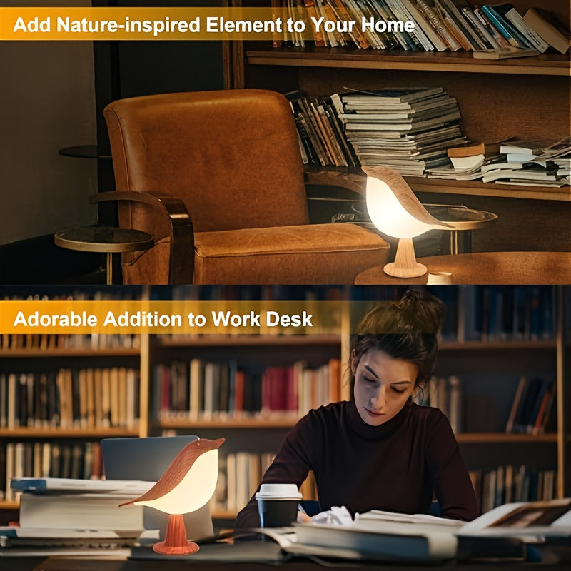 CHIRPLUME – Minimalist Bird Lamp for Cozy Holiday Home Decoration