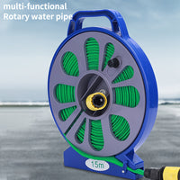 HYDROREEL – Durable Braided Hose with Water Gun and Adapters