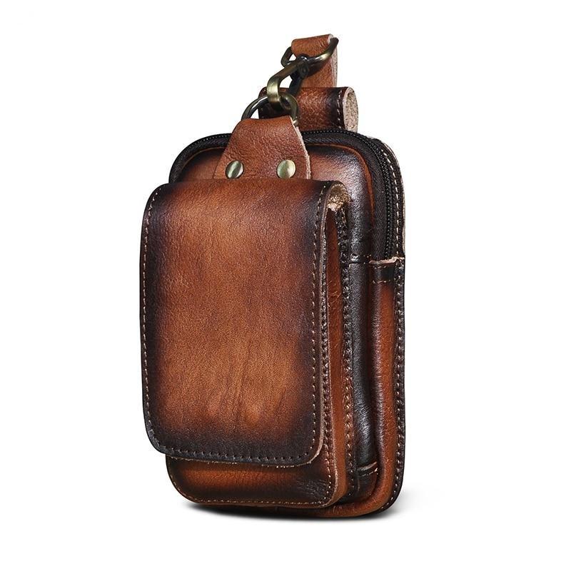 LEATHERWAY – Full Grain Leather Waist Pack for Travel
