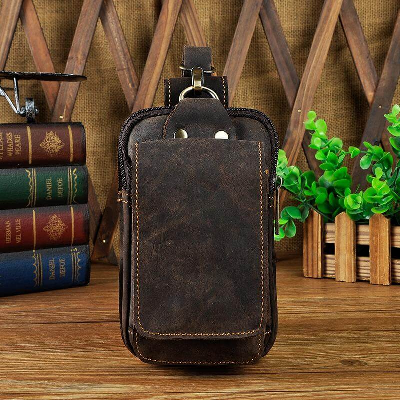 LEATHERWAY – Full Grain Leather Waist Pack for Travel