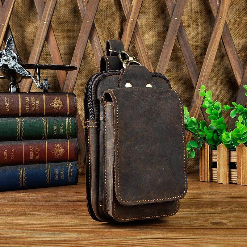 LEATHERWAY – Full Grain Leather Waist Pack for Travel