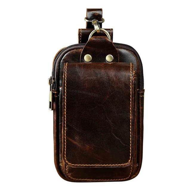 LEATHERWAY – Full Grain Leather Waist Pack for Travel