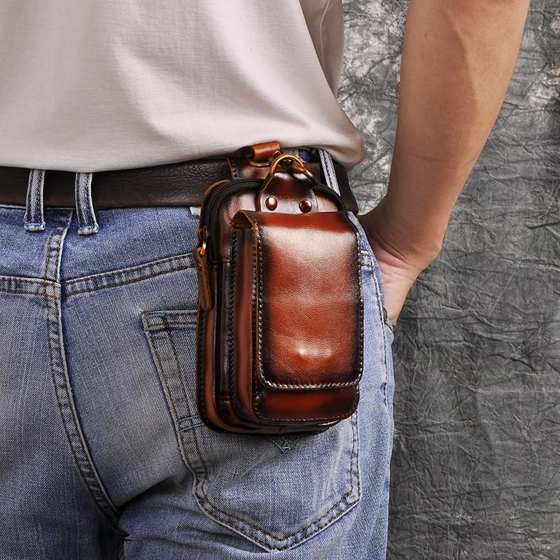 LEATHERWAY – Full Grain Leather Waist Pack for Travel