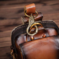 LEATHERWAY – Full Grain Leather Waist Pack for Travel