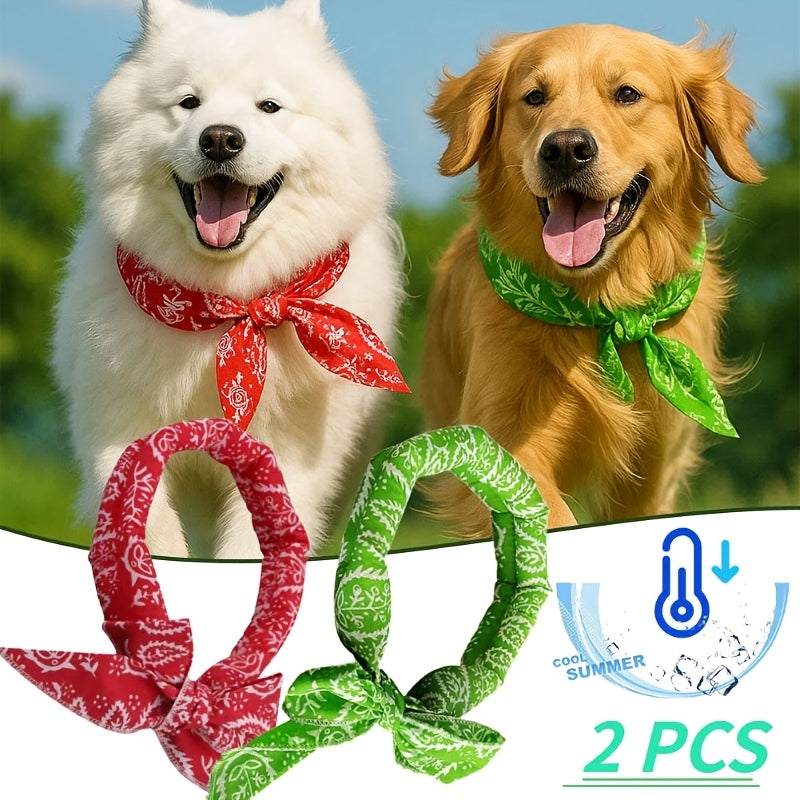 COOLTAIL – Reusable Pet Cooling Bandanas