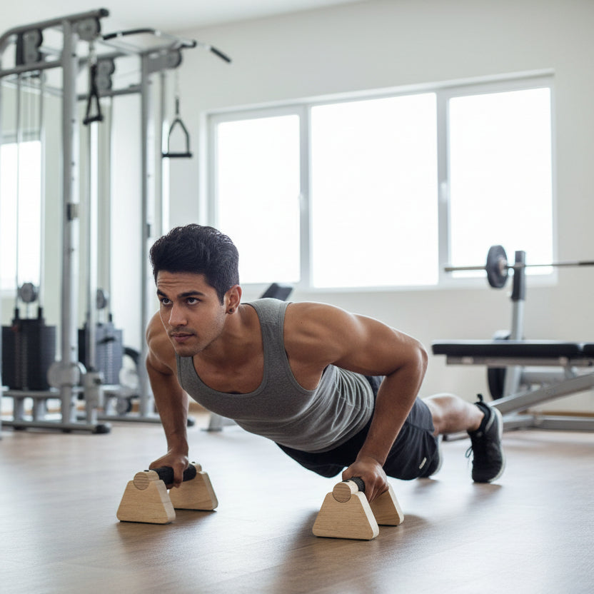 TRAINFLOW – Stable Push-Up Handles for Effective Upper Body Training