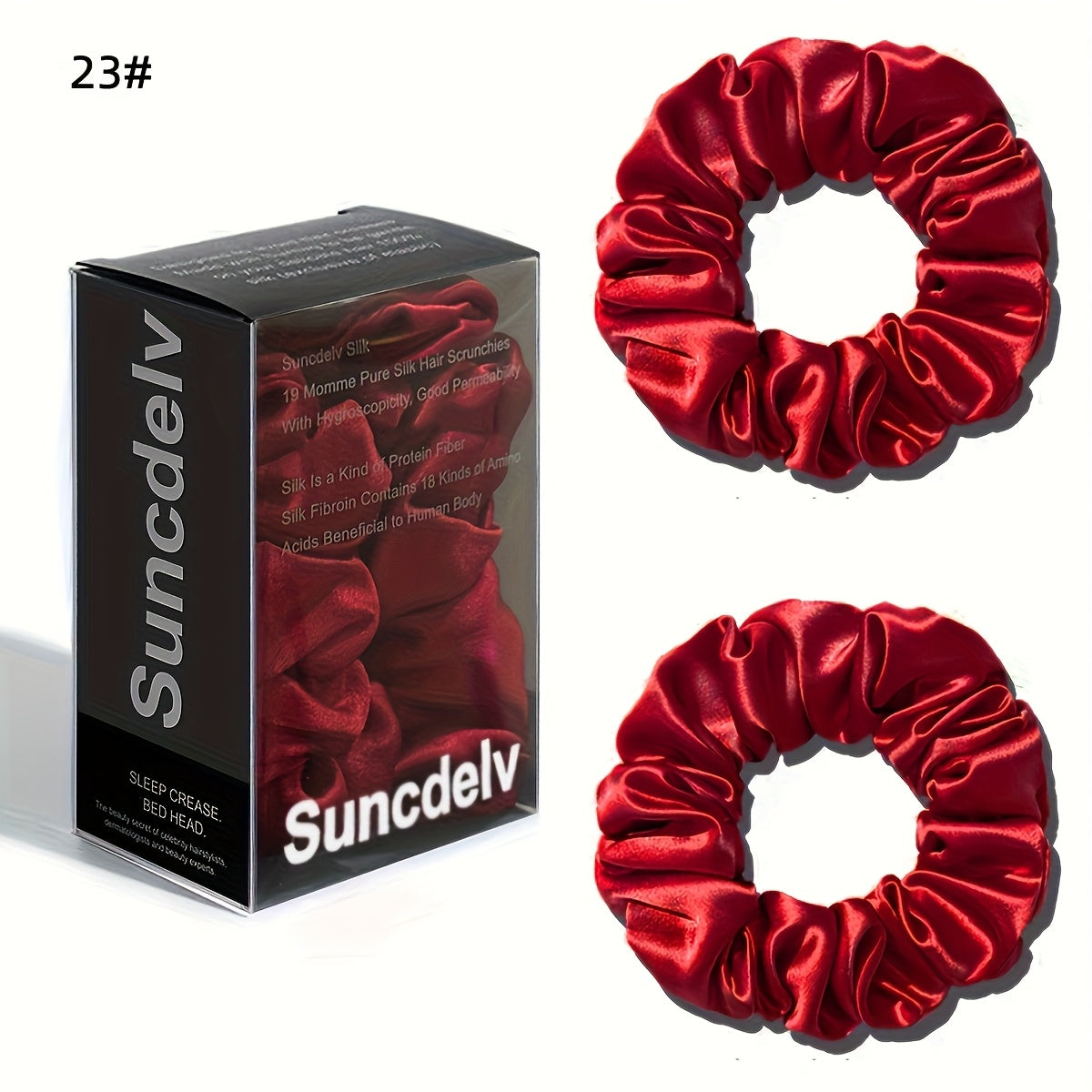 HAIRNOVA – 2-Pack Minimalist Hair Scrunchies