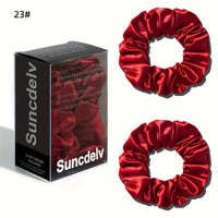 HAIRNOVA – 2-Pack Minimalist Hair Scrunchies