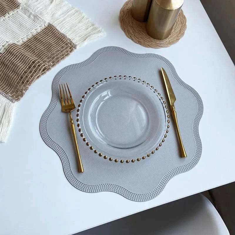 MOTIFCIRIXA – Individuais decorativos com textura para mesas de jantar elegantes