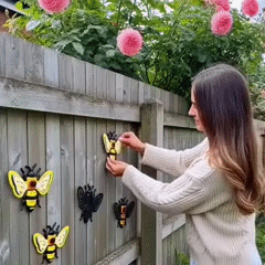 GROVEFORM – 3D Garden Wall Décor Set for Sculptural Wall Character