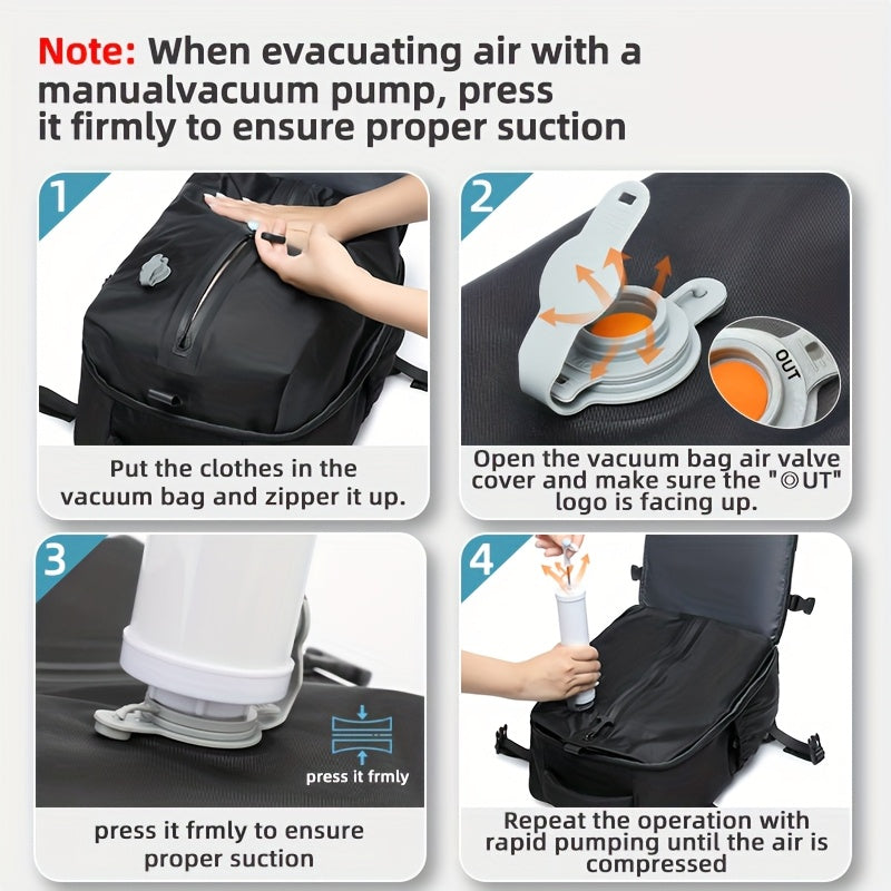PACKSMART – Travel Vacuum Backpack Set