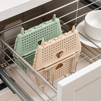 DRAINKEEP – Foldable Storage Basket for Tidy Everyday Draining