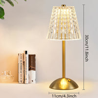 GOLDLUME – Rechargeable Golden Table Lamp for Elegant Ambient Lighting