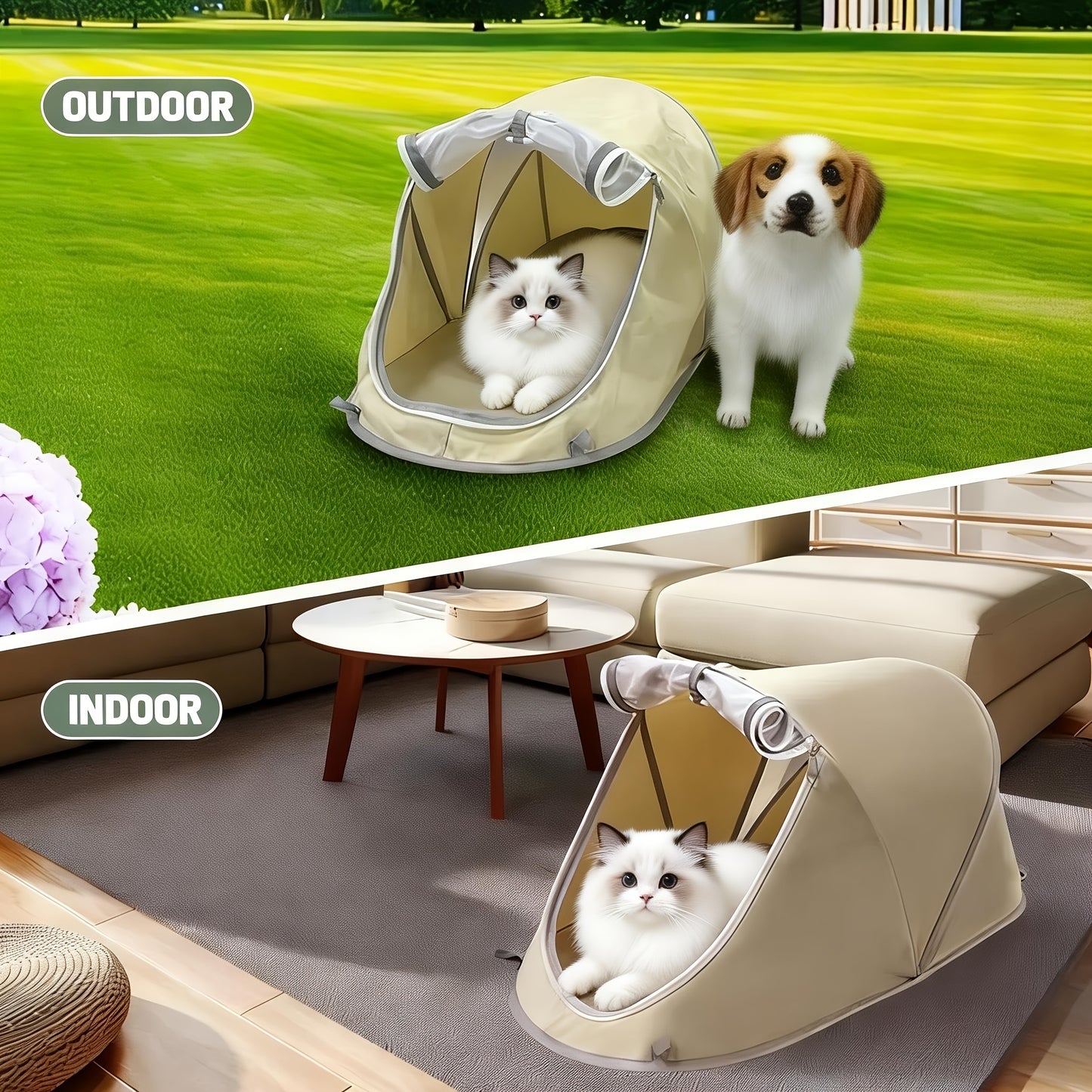 PETNESTA – Foldable Outdoor Pet Tent