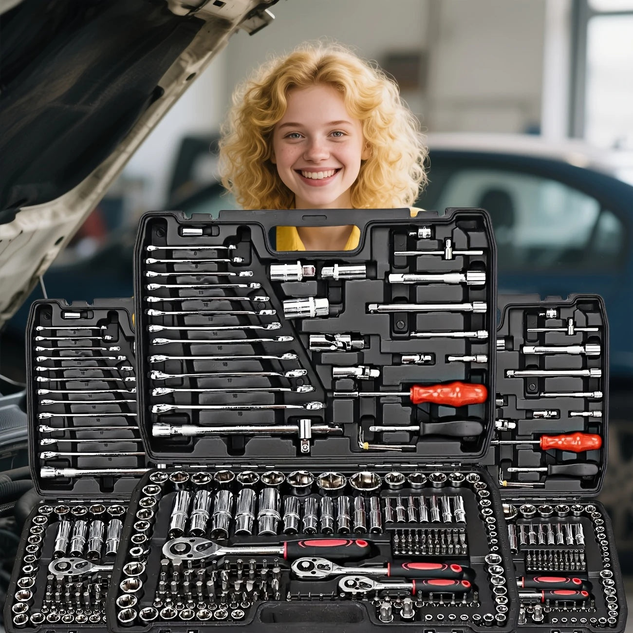 TOOLVEX – Multi Functional Repair Tool Kit for Home and Garage Use