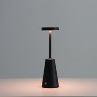 GLOWCONE – Touch Dimmable Metal Table Lamp for Modern Interiors