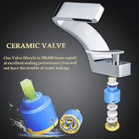 CASCADELUX - Modern Waterfall Bathroom Faucet