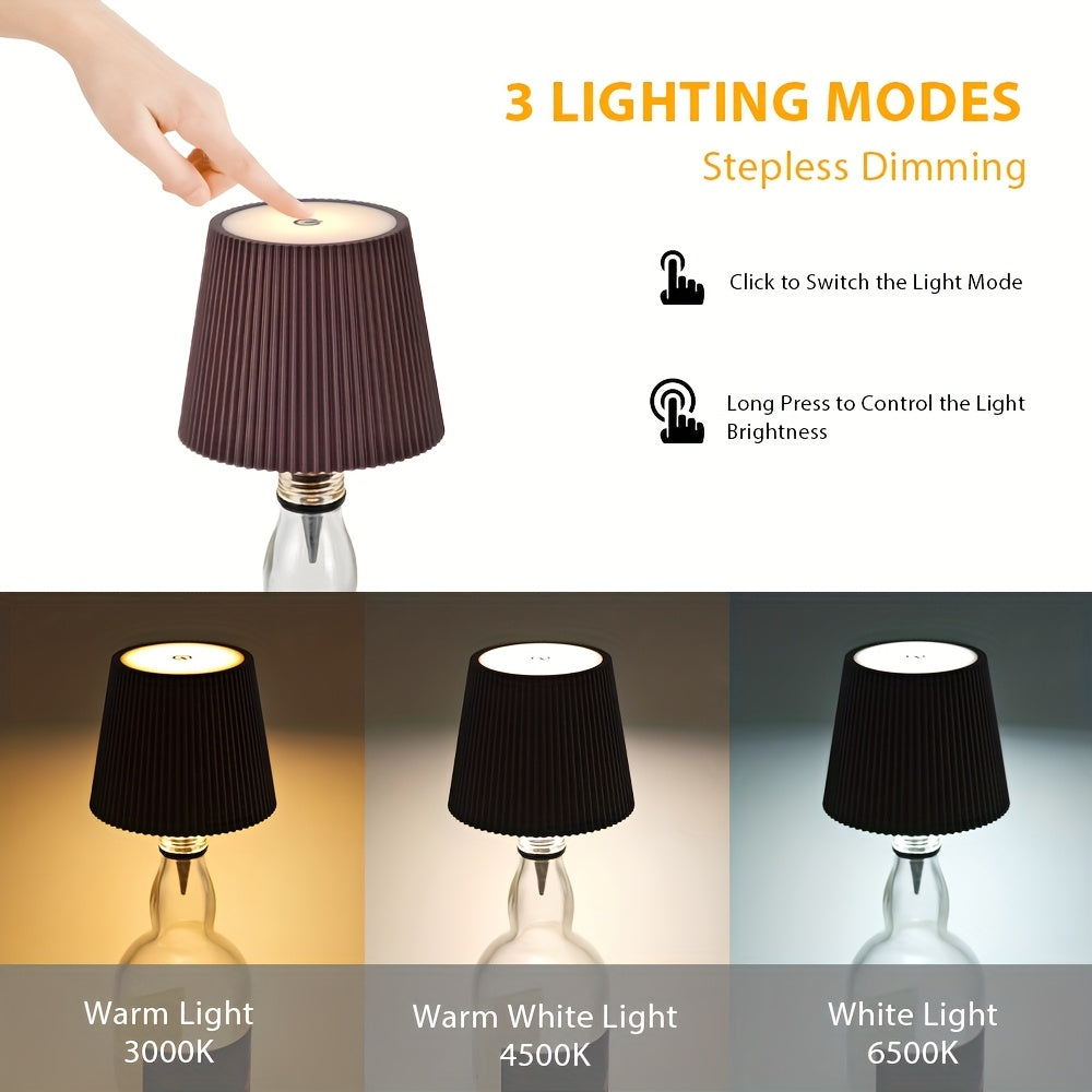 BOTTLEGLOW – Rechargeable Bottle Table Lamp
