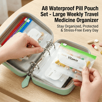 DOSEPACK – Travel Pill Organizer Bag Set for Easy Packing