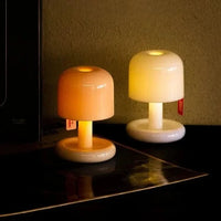 SOLENZARIA – Mini-solnedgangs-LED-bordlampe til varm stemning i soveværelset