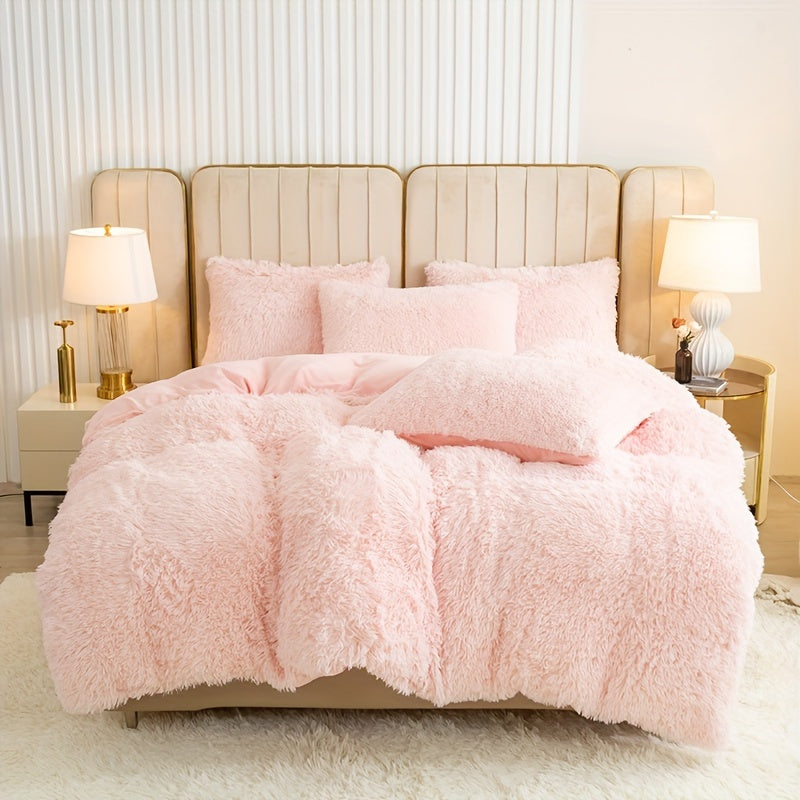 HUECOMFY – Multicolor Cozy Bedroom Duvet Cover Set
