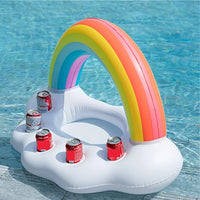 Rainbelle - Inflatable Rainbow Floating Drink Holder
